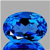 Image 1 : Natural Oval Swiss Blue Topaz [Flawless-VVS]