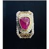 Image 1 : Natural Antique Burma Red Ruby 4.56 Cts Ring  - GIA