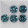 Image 1 : Natural Titanium Blue Burma Spinel 5 Pcs [Flawless-VVS]