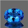 Image 1 : Natural Oval Swiss Blue Topaz [Flawless-VVS]