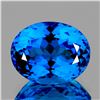 Image 1 : Natural Oval Swiss Blue Topaz [Flawless-VVS]