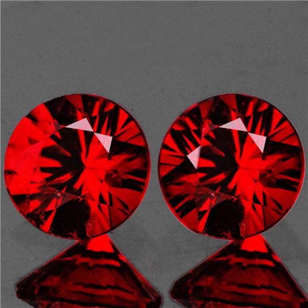Natural Orange Red Mogok Spinel Pair [Flawless-VVS]