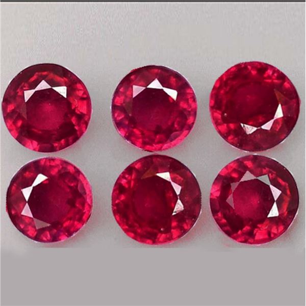 Natural Round Red Ruby 3.00 MM