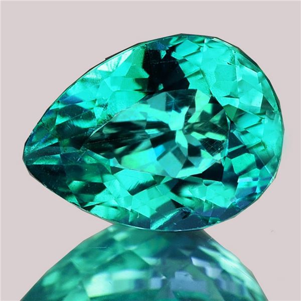 Natural Emerald Bluish/Green Apatite {Flawless-VVS}