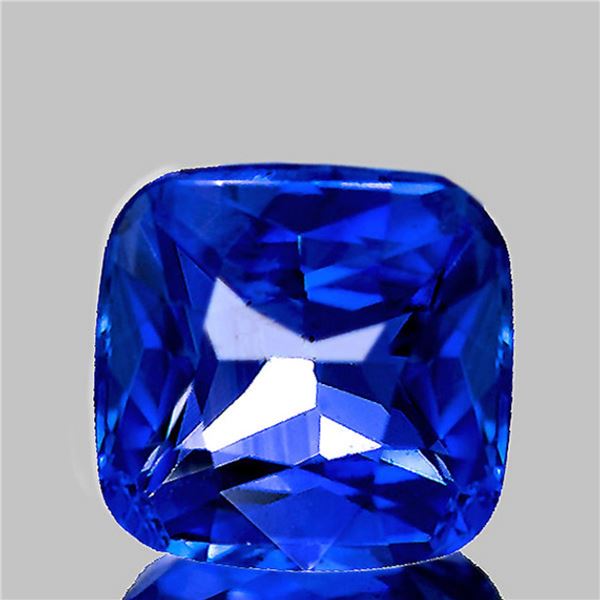 Natural Cushion Ceylon Blue Sapphire [Flawless-VVS]