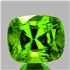 Image 1 : Natural Cushion Green Peridot 3.45 Cts [VVS]