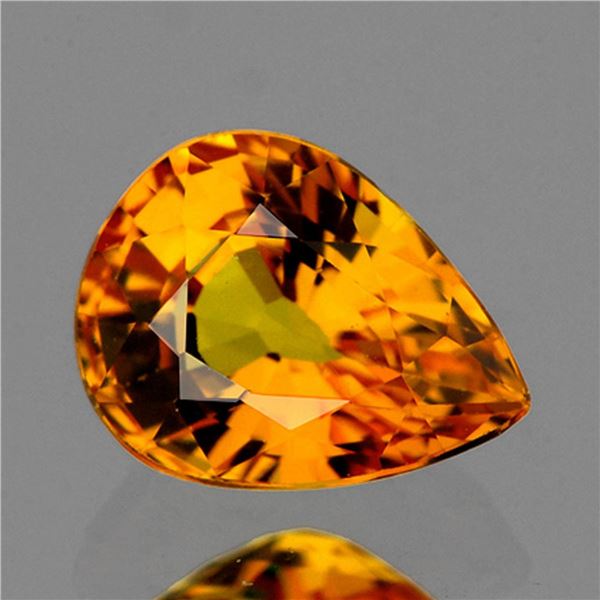 Natural Orangy Yellow Sapphire 1.45 Cts [Flawless-VVS]