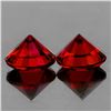 Image 2 : Natural Deep Red Burma Spinel Pair  {Flawless-VVS1}