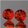 Image 1 : Natural Intense Orange Burma Spinel Pair[Flawless-VVS]