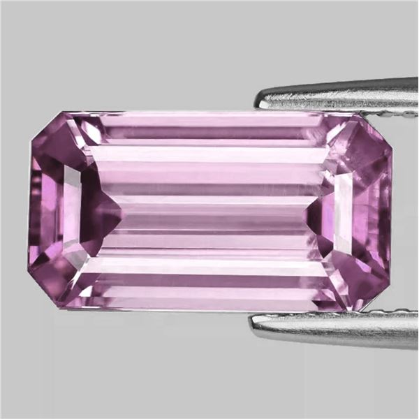 Natural Rare Purple Pink Octagon Diaspore {Flawless-VVS}