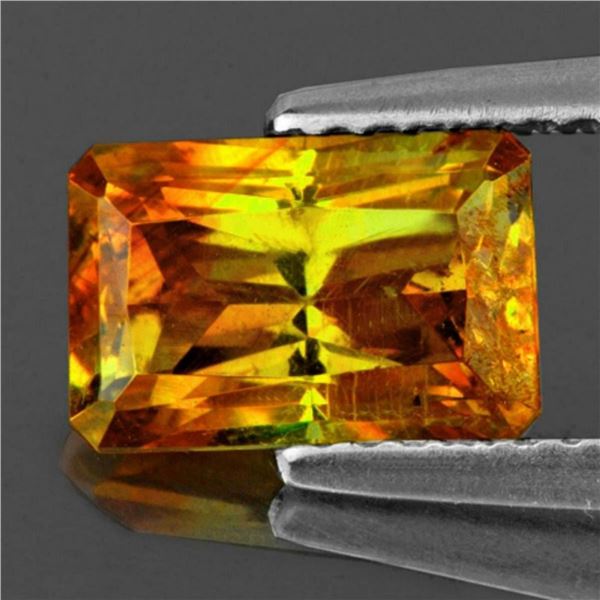 Natural Bi-Color Orange/Yellow Sphalerite  - VVS