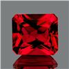Image 1 : Natural Asscher Red Topaz [Flawless-VVS]