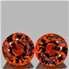Image 1 : Natural Intense Orange Burma Spinel Pair [Flawless-VVS]