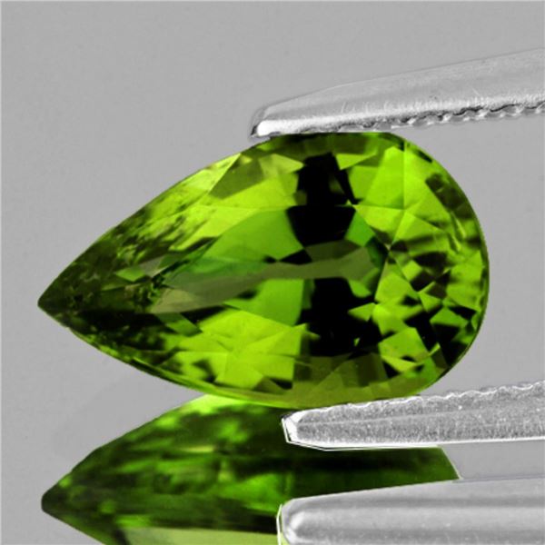 Natural Apple Green Tourmaline 1.20 Cts {Flawless-VVS}