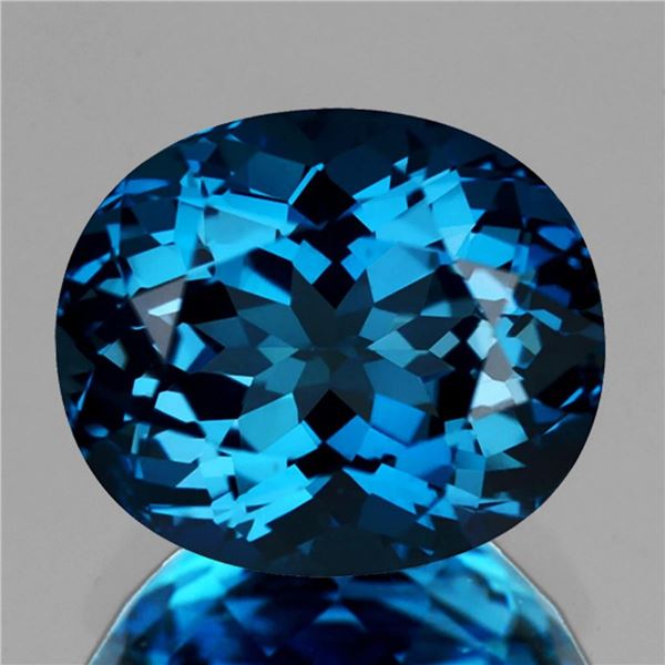 Natural Intense London Blue Topaz  {Flawless-VVS}