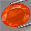 Image 1 : Natural Oval Orange Mexican Opal 10.50 MM