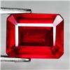 Image 1 : Natural Vivid Red Mozambique Ruby 7.12 Carats  { VS }