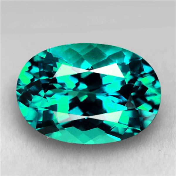 Natural Emerald Bluish/Green Apatite {VVS}