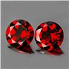 Image 1 : Natural Intense Red  Garnet Pair {Flawless-VVS1}
