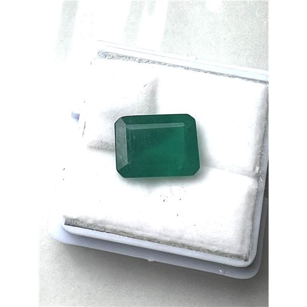 Top Quality Lab Created Octagon Emerald 6.70 Cts