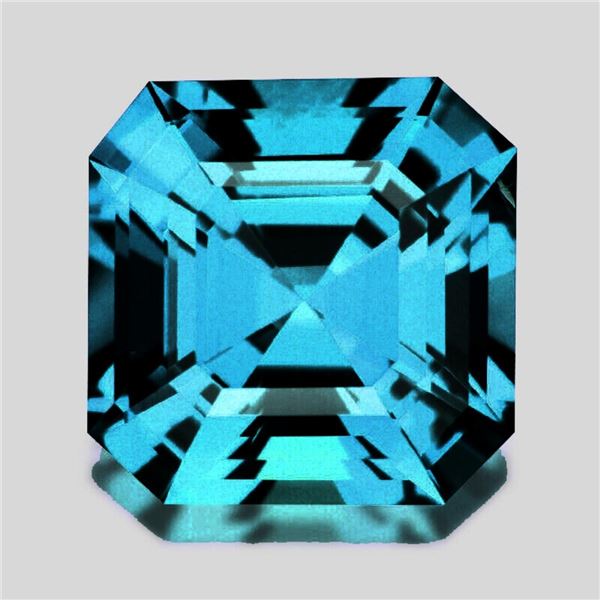 Natural Cambodian Blue Zircon Pair {Flawless-VVS1}