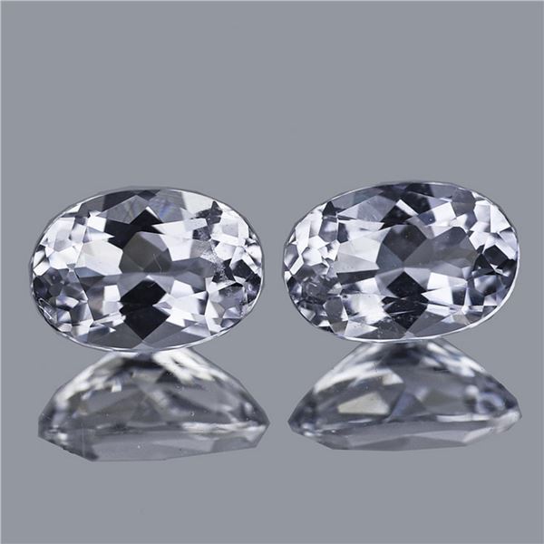 Natural White Aquamarine 8x6 mm - Flawless