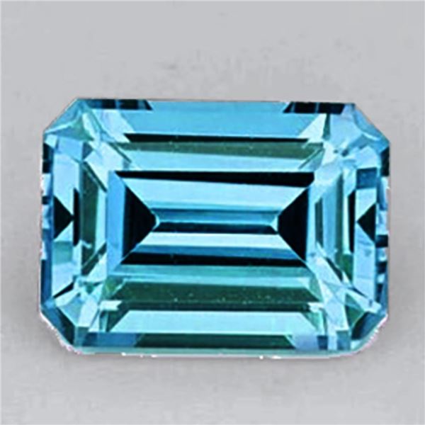 Natural Cambodian Blue Zircon {Flawless-VVS1}