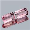 Image 1 : Natural Padparadscha Pink Tourmaline Pair {Flawless-VVS}