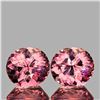 Image 1 : Natural Padparadscha Pink Tourmaline Pair {Flawless-VVS}