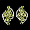 Image 1 : Natural Unheated Peridot Earrings