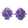 Image 1 : Natural Unheated Amethyst Earrings