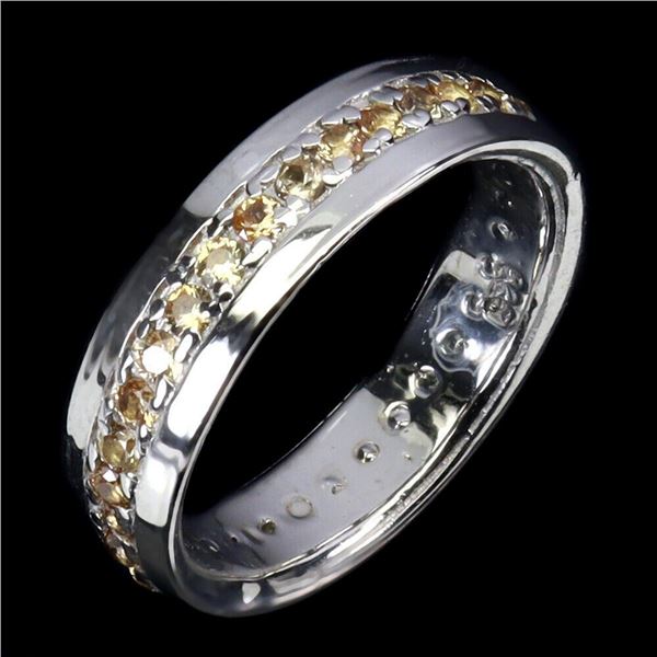 Natural Sapphire Eternity Ring