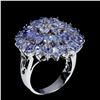 Image 2 : Natural Violet Blue Tanzanite Ring