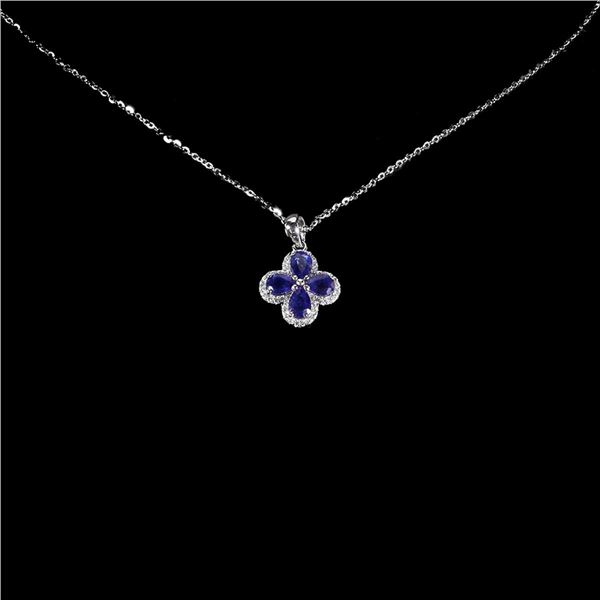 Natural  Blue Sapphire Necklace