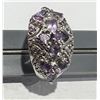 Image 1 : Natural Brazil Purple Amethyst Ring