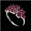 Image 1 : Natural Oval Red Ruby Ring