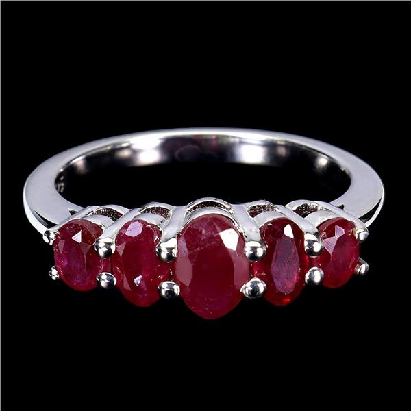 Natural Pigeon Blood Red Ruby Ring