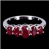 Image 1 : Natural Pigeon Blood Red Ruby Ring