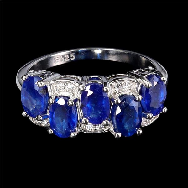 Natural Blue  Sapphire Ring