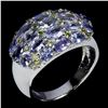 Image 2 : Natural Tanzanite & Peridot Ring