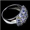 Image 3 : Natural Tanzanite & Peridot Ring