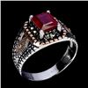 Image 2 : Natural Pigeon Blood Red Ruby Ring