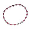 Image 3 : Natural Rhodolite Garnet Bracelet