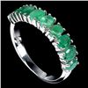 Image 1 : Natural Columbian  Emerald Ring