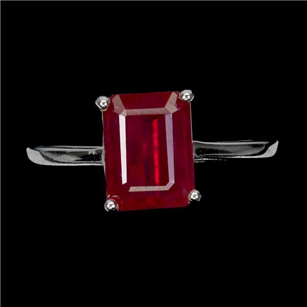 Natural Pigeon Blood Red Ruby Ring