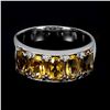Image 1 : Natural Oval Brazil Citrine Ring
