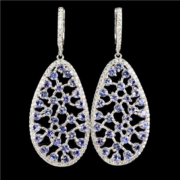 Natural Tanzanite Earrings