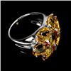 Image 2 : Natural Brazil Oval Citrine Ring