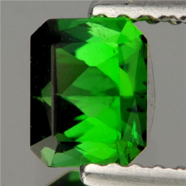 Natural Octagon Green Tourmaline {Flawless-VVS1}