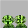 Image 1 : Natural Oval Rare Green Demantoid Pair{Flawless-VVS}